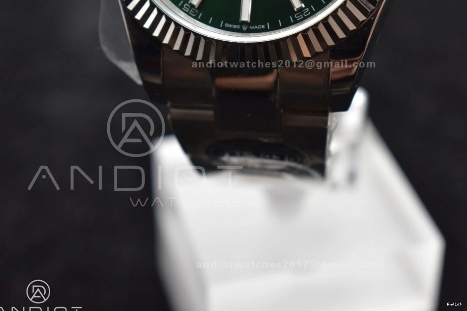 on 904L 1:1 Sundust Green Oyster Steel Dial 41 Best 126334 Edition SA3235 DIWF DateJust Bracelet 1115